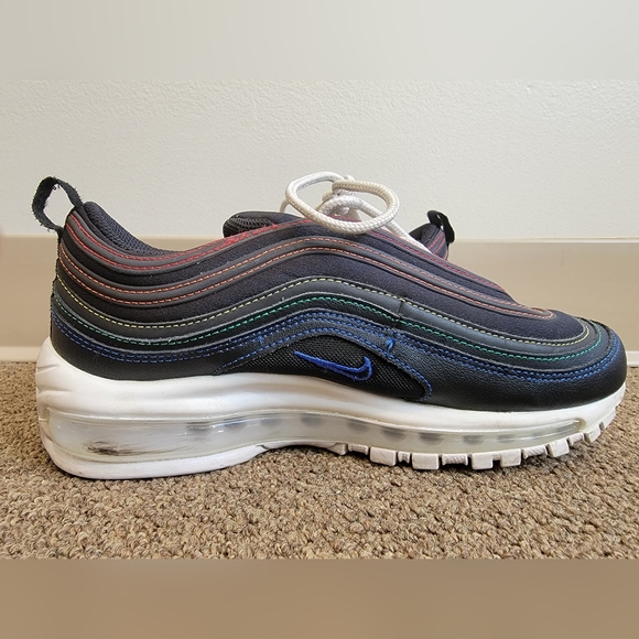 Nike Air max 97  Black Rainbow - Picture 3 of 7